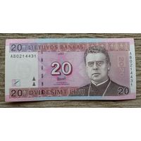 Werty71 Литва 20 лит 2007  банкнота