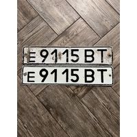 Номерные знаки СССР (частные) - пара