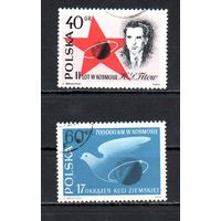 Космос Польша 1961 год серия из 2-х марок