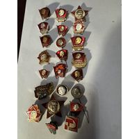 Значки.комсомол.цена за все.