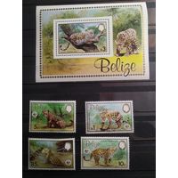 Белиз. 1983 г. Дикие кошки.