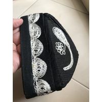 Тюбетейка узбекская Чуст СССР винтаж ручная вышивка дуппи этнография 60-70-е