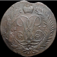 2 копейки 1757, Перечекан! Отличная! С 1 Рубля! Смотрите другие лоты!