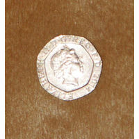 Британия 20 пенсов 2014 XF