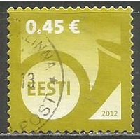 Эстония. Символика почты. Рожок. 2012г. Mi#739.