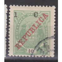 Мозамбикская Компания Герб Португальские колонии - Мозамбик 1916 год  лот 6 С НАДПЕЧАТКОЙ