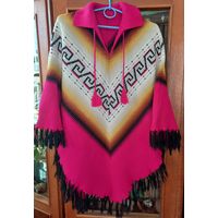 Пончо, винтаж, 70-е года.