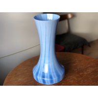 Ваза цветное стекло 41см Красный май