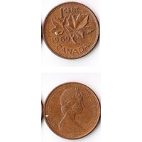 1 цент Канада 1969 года