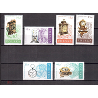 Польша 1988 Mi PL 3142-7 - Часы. - 6 марок MNH **