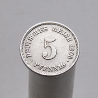 Германия 5 пфеннигов 1906 Е
