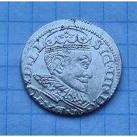 3 гроша 1596 год в хорошем состоянии