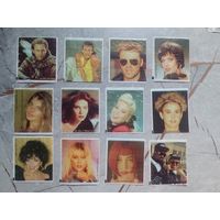 Вкладыши от жвачки Minti знаменитости