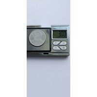 2 марки 1957 года. Восточная Германия (ГДР 1948 - 1990). Монета не чищена. 2508