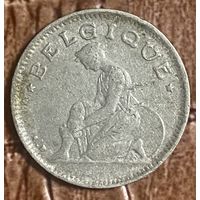 Монета 50 сантимов 1927 год. Бельгия. Король Альберт I