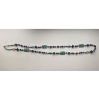 Шикарные чешские бусы. Период СССР. Длина 1м45 см.