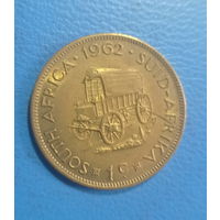 Южная Африка 1 цент 1962 год повозка состояние