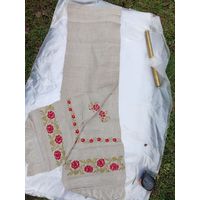 Рушник лен тёмная ткань 220 на 32 см