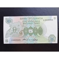 Уганда 5 шиллингов 1982г, unc, пресс.