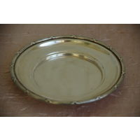 Ваза , тарелка с серебрением 12,5 см