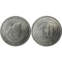 Никарагуа 10 сентаво, 1974 FAO UNC