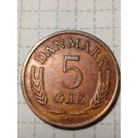 5 эре  Дания 1965 год