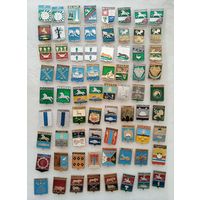 Значки. Гербы городов. Геральдика. Цена указывается за один значок. #-I-01