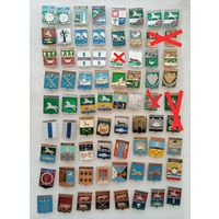 Значки. Гербы городов. Геральдика. Цена указывается за один значок. #-I-01