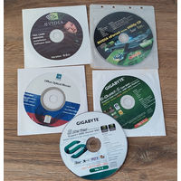 CD диск ретро Nvidia Gygabite