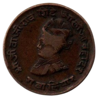 КНЯЖЕСТВО ГВАЛИОР 1/4 АННЫ 1929.