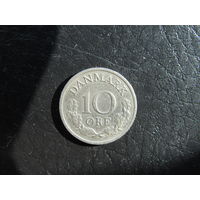 Дания 10 эре, 1969. С 20 копеек. Распродажа коллекции. Смотрите другие лоты.