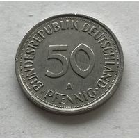 Германия ФРГ 50 пфеннигов 1990 (А - Берлин)