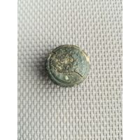 Пуговица, запонка олово с рубля!