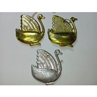 Ёлочная игрушка -  Лебеди 1955 года , СССР