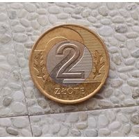 2 злотых 1995 года Польша. Третья Республика. Красивая монета!