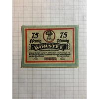 75 пфеннингов (нотгельды) г. Германия.