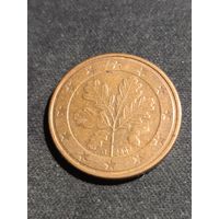 Германия 5 евроцентов 2002 G