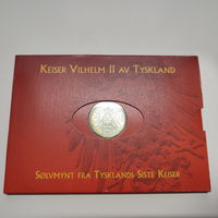 Пруссия 3 марки 1911 года. Кайзер Вильгель 2.Серебро.