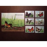 Западная Сахара 1999 г.Бабочки./29а/