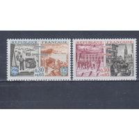 [2187] Франция 1964. Вторая мировая война.Освобождение.Танк. СЕРИЯ MNH