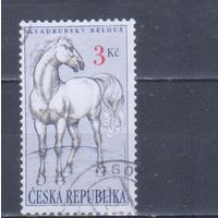 [943] Чехия 1996. Фауна.Лошадь. Гашеная марка.