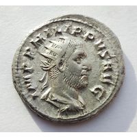 Филипп I Араб (244-249 гг.) Аннона. Антониниан. Двойной денарий. Серебро. /9