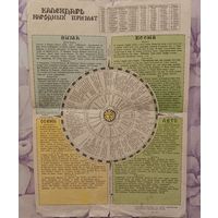 Старый календарь народных примет.