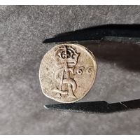 Двуденарий 1566, Литва, Вильно, Сигизмунд II, С рубля! без мц. НЕЧАСТЫЙ
