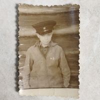 Фотография. История СССР в лицах. Пацан из железнодорожного училища. 1940-50е года.