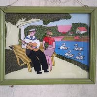 Картина ( рисунок по стеклу)