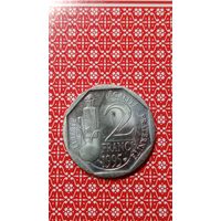 Франция 2 франка 1995 Луи Пастер
