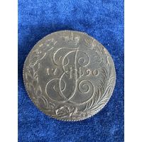 5 копеек 1790 год КМ