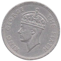 Федерированные Малайские Государства (Британская Малайя). 20 центов 1948