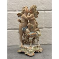 Статуэтка Влюблённые ангелы. 19 век. Распродажа коллекции!!!